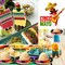 36 Sets Tiny Sombrero Hats Mini Serapes for Bottles Colorful Beer Poncho Cover Cape Sombrero Bottles Topper for Cinco De Mayo Mexican Fiesta Party Table Decorations